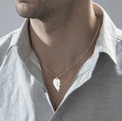 Collier Personnalisé Deux Coeurs